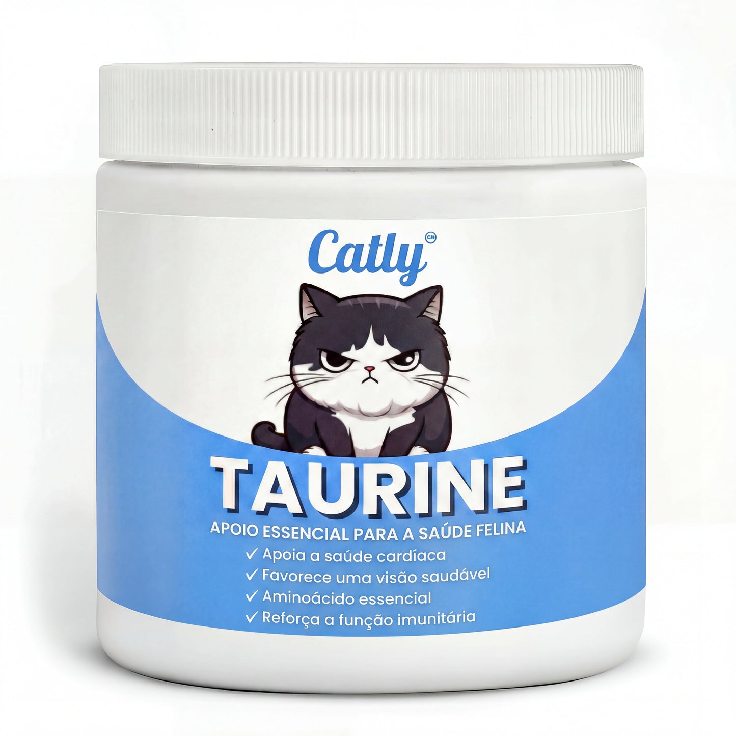 Proteja o seu gato contra carências invisíveis com a Taurina Catly™